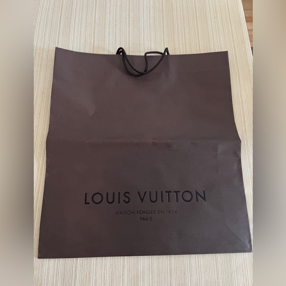 LV large brown shopping bag